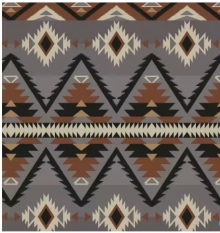 60" Fleece - Grey/Copper Raymi Anti pill Winter
